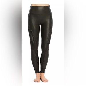 SPANX Moto Faux Leather Leggings